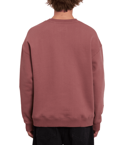 Volcom | Volcom Egle Zvirblyte Fa Crew Rose Brown  | Men, Ropa, Sudaderas, Sudaderas sin capucha | 