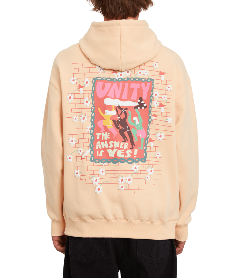 Volcom | Volcom Egle Zvirblyte Fa Po Cream Blush  | Men, Ropa, Sudaderas, Sudaderas con capucha | 
