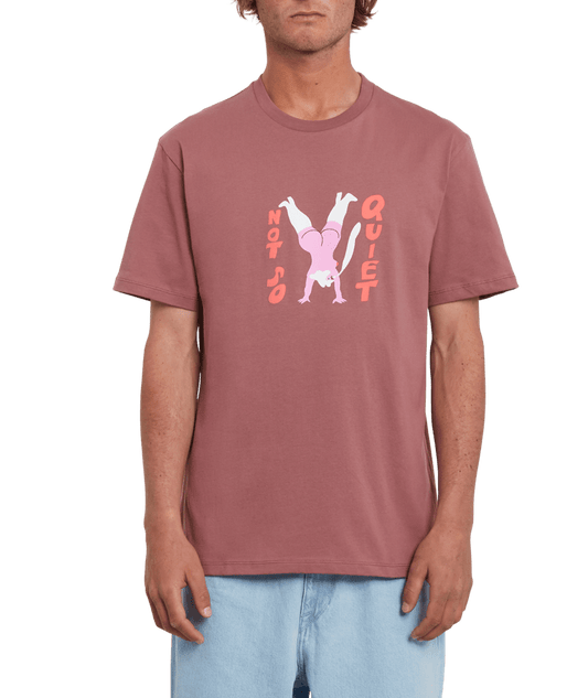 Best selling products | Volcom | Volcom Egle Zvirblyte Fa Ss Rose Brown  | Camisetas, Camisetas manga corta, Men, Ropa | 