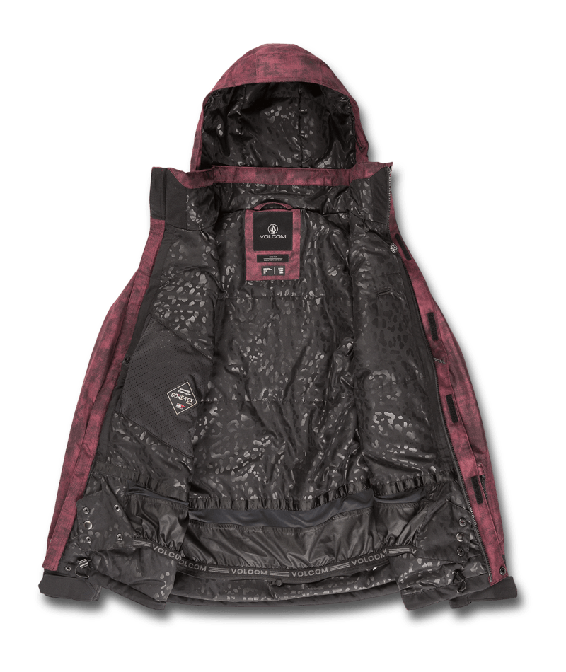 Volcom | Volcom Ell Ins Gore-tex Jacket Acid Merlot  | Chaquetas Nieve Mujer, Snowboard, Unisex, Women | 