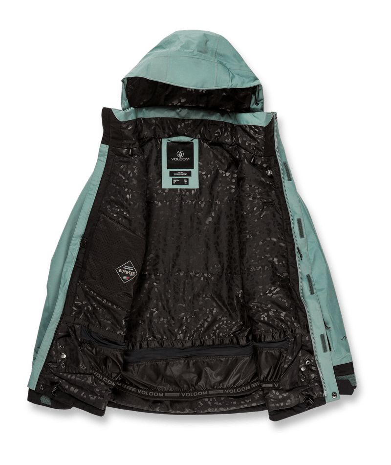 Volcom | Volcom Ell Ins Gore-tex Jacket Green Ash  | Chaquetas Nieve Mujer, Snowboard, Women | 