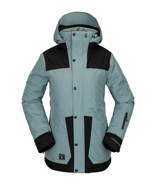 Volcom | Volcom Ell Ins Gore-tex Jacket Green Ash  | Chaquetas Nieve Mujer, Snowboard, Women | 