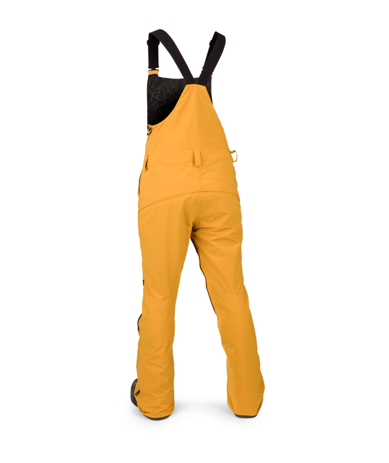 Volcom | Volcom Elm Stretch Gore Bib Overall Resin Gold  | Gore-tex, Pantalones, Pantalones Nieve Mujer, Recco, Shell Technical, Snowboard, Unisex, Women, Ykk Aquaguard | 