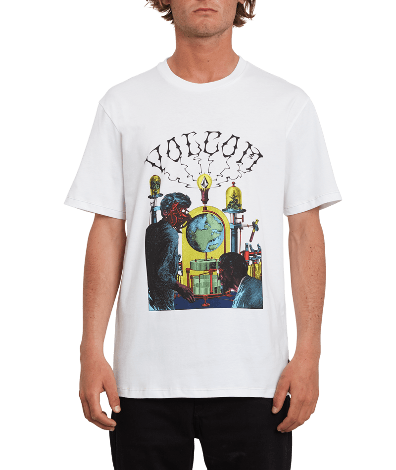 Volcom | Volcom Elzo Durt 2 Fa Ss White  | Camisetas, Camisetas manga corta, Men, Ropa | 