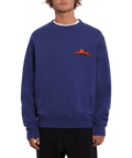 Volcom | Volcom Elzo Durt Fa Crew Blueprint  | Men, Ropa, Sudaderas, Sudaderas sin capucha | 