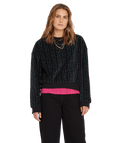 Volcom | Volcom Error 76 Crew Black  | Ropa, Sudaderas, Sudaderas sin capucha, Unisex, Women | 