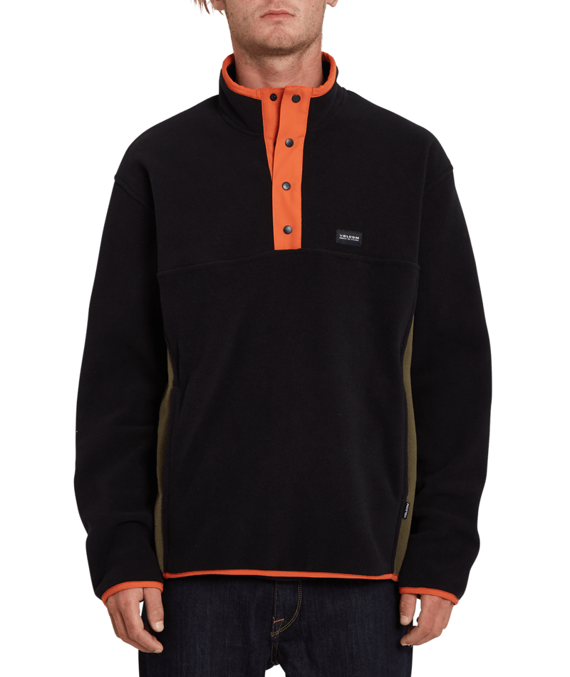 Volcom | Volcom Error92 Mock Neck Black  | Men, Ropa, Sudaderas, Sudaderas sin capucha | 