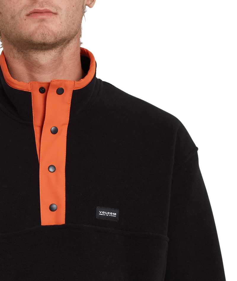 Volcom | Volcom Error92 Mock Neck Black  | Men, Ropa, Sudaderas, Sudaderas sin capucha | 