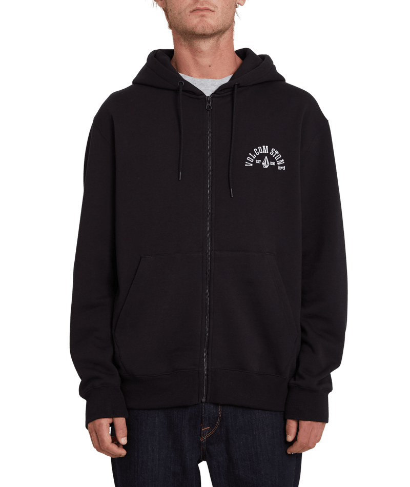 Volcom | Volcom Extends Zip Fleece Black  | Men, Ropa, Sudaderas, Sudaderas con cremallera, Unisex | 