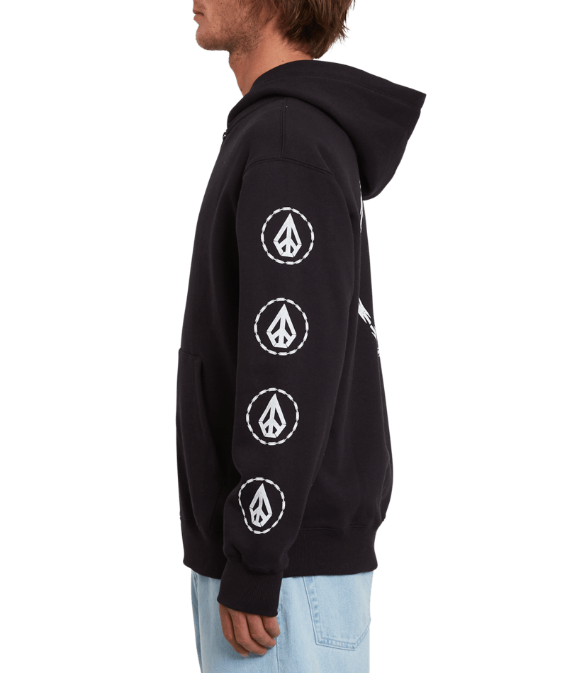 Volcom | Volcom Extends Zip Fleece Black  | Men, Ropa, Sudaderas, Sudaderas con cremallera, Unisex | 