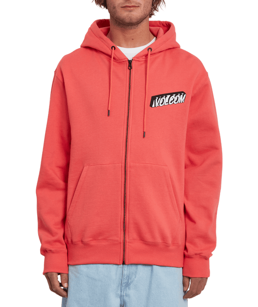 Produtos mais vendidos | Volcom | Volcom Extends Zip Fleece Cayenne  | Men, Ropa, Sudaderas, Sudaderas con cremallera, Unisex | 