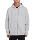 Volcom | Volcom Extends Zip Fleece Heather Grey  | Men, Ropa, Sudaderas, Sudaderas con cremallera, Unisex | 