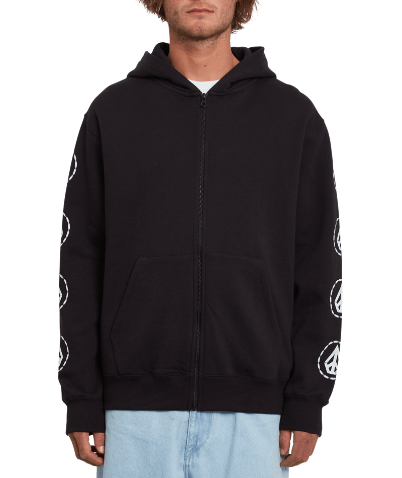 Volcom | Volcom Extends Zip Fleece New Black  | Men, Ropa, Sudaderas, Sudaderas con cremallera, Unisex | 