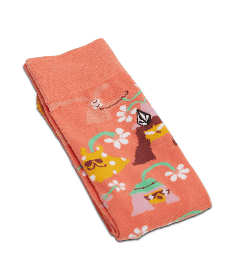 Volcom | Volcom Fa Egle Zvirblt Sock Living Coral  | Accesorios, Calcetines, Men, Unisex | 