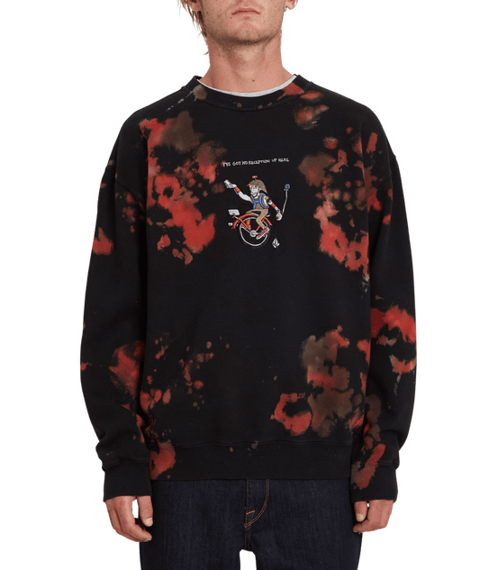 New products | Volcom | Volcom Fa Pentagram Pizza Crew Multicolour  | Men, Ropa, Sudaderas, Sudaderas sin capucha | 