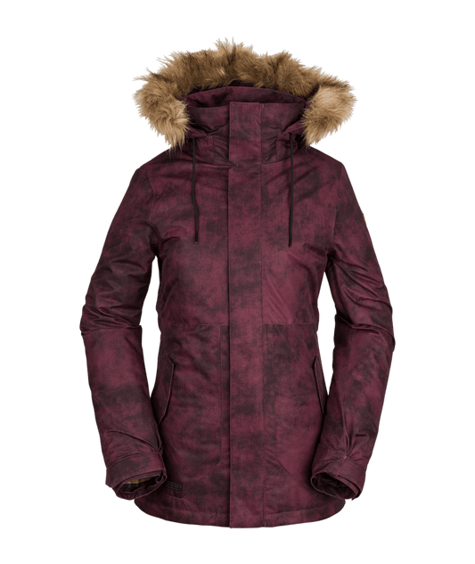 Produtos mais vendidos | Volcom | Volcom Fawn Ins Jacket Acid Merlot  | Chaquetas Nieve Mujer, Insulated Technical, Snowboard, Unisex, Women, Zip-tech | 