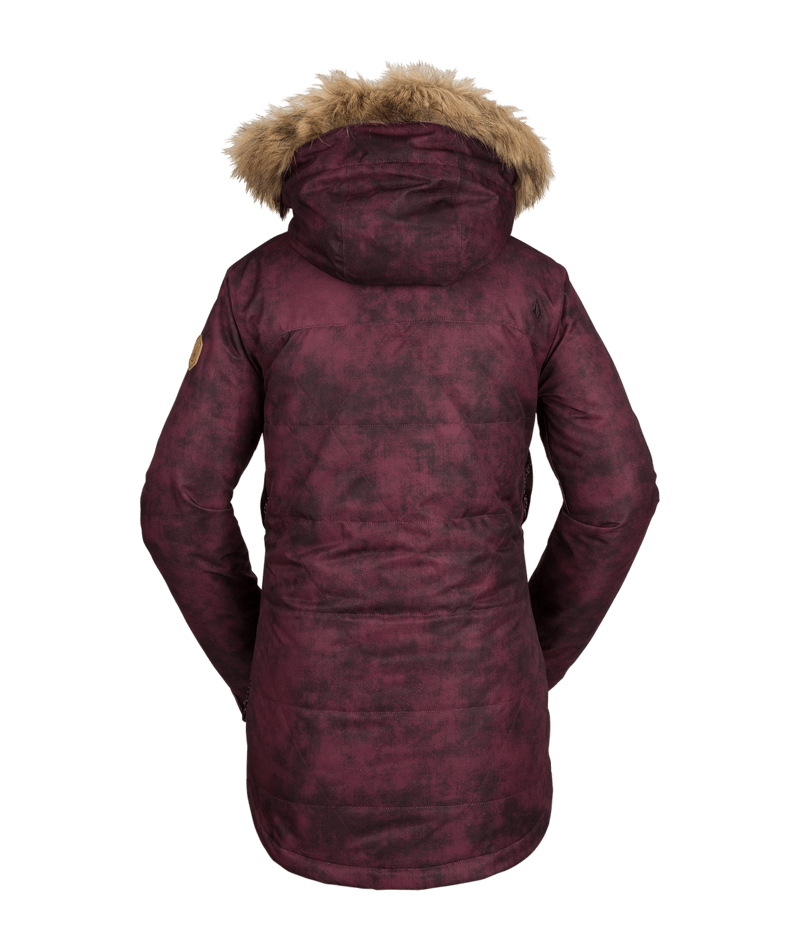 Volcom | Volcom Fawn Ins Jacket Acid Merlot  | Chaquetas Nieve Mujer, Insulated Technical, Snowboard, Unisex, Women, Zip-tech | 