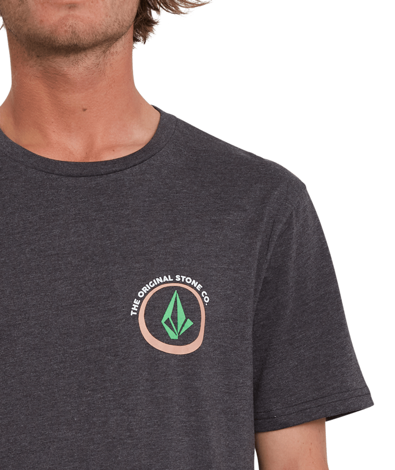 Volcom | Volcom Fisheye Hth Ss Heather Black  | Camisetas, Camisetas manga corta, Men, Ropa, Unisex | 