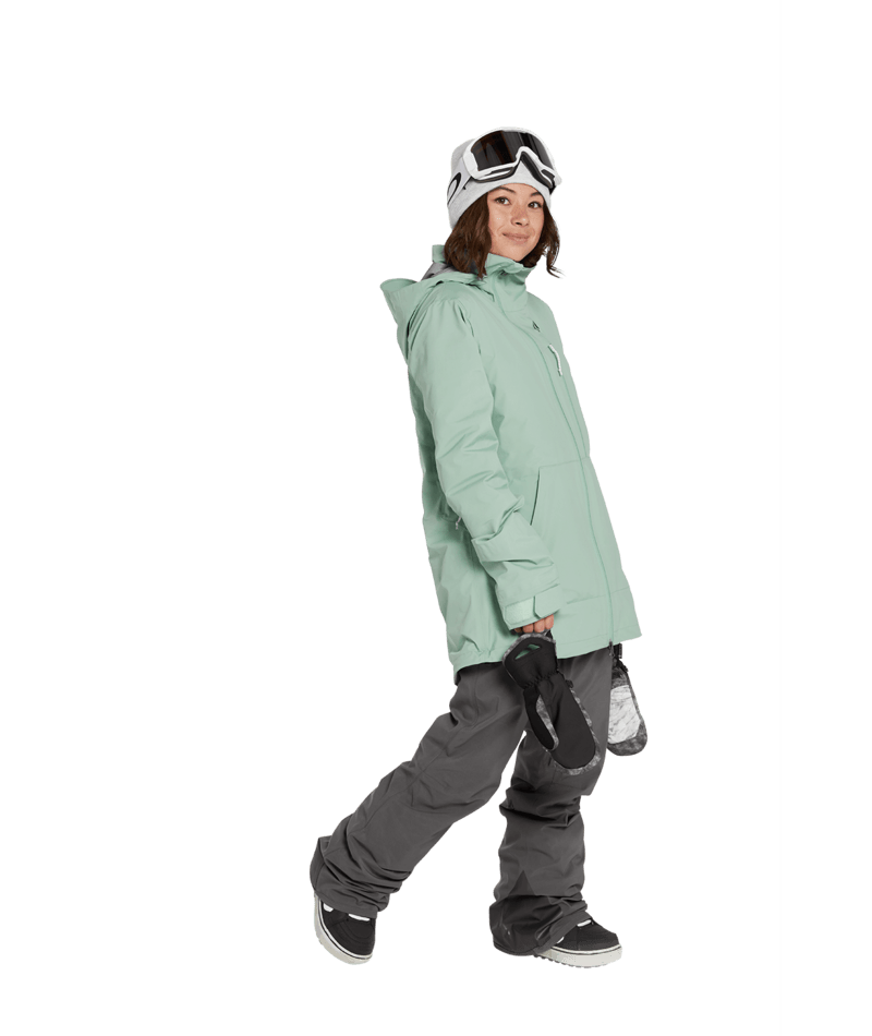 Volcom | Volcom Flor Stretch Gore Pant Dark Grey  | Pantalones Nieve Mujer, Snowboard, Women | 