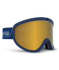 Volcom | Volcom Footprints Dark Blue/white Gold Chrome  | Goggles, Snowboard, Unisex | 