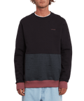Volcom | Volcom Forzee Crew Black  | Men, Ropa, Sudaderas, Sudaderas sin capucha, Unisex | 