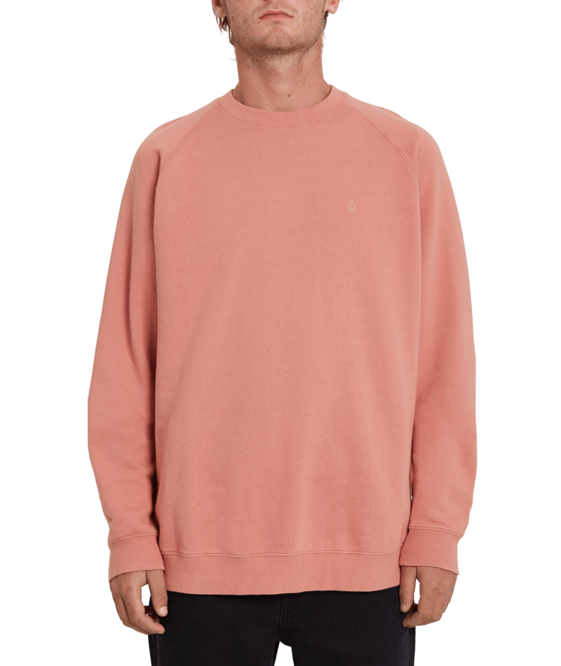 Volcom | Volcom Freeleven Crew Fleece Desert Sand  | Men, Ropa, Sudaderas, Sudaderas sin capucha | 