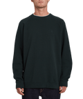 Volcom | Volcom Freeleven Crew Fleece Scarab  | Men, Ropa, Sudaderas, Sudaderas sin capucha, Unisex | 