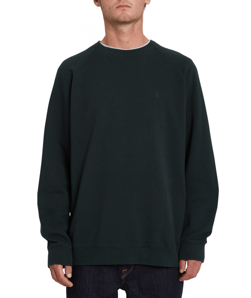 Volcom | Volcom Freeleven Crew Fleece Scarab  | Men, Ropa, Sudaderas, Sudaderas sin capucha, Unisex | 