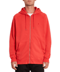 Volcom | Volcom Freeleven Zip Fleece Carmine Red  | Men, Ropa, Sudaderas, Sudaderas con cremallera | 