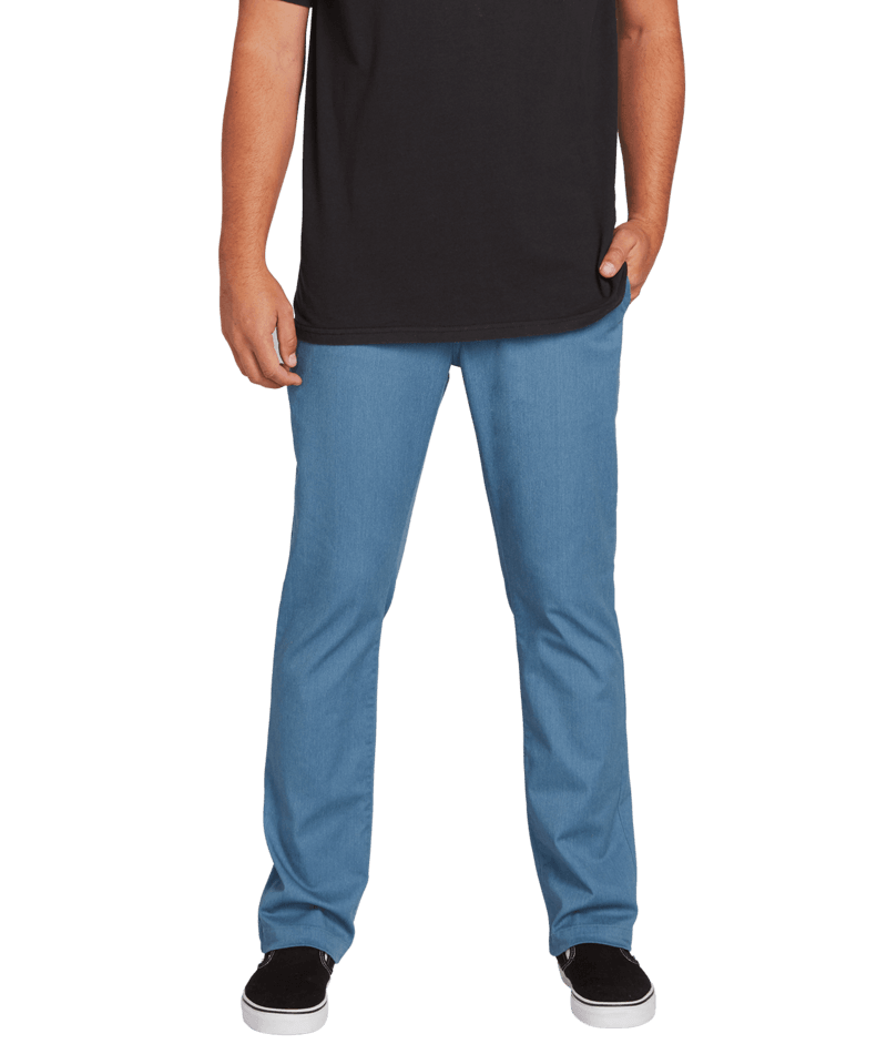 Volcom | Volcom Frickin Modern Stret Blue Rinsed  | Chinos, Men, Pantalones, Ropa | 