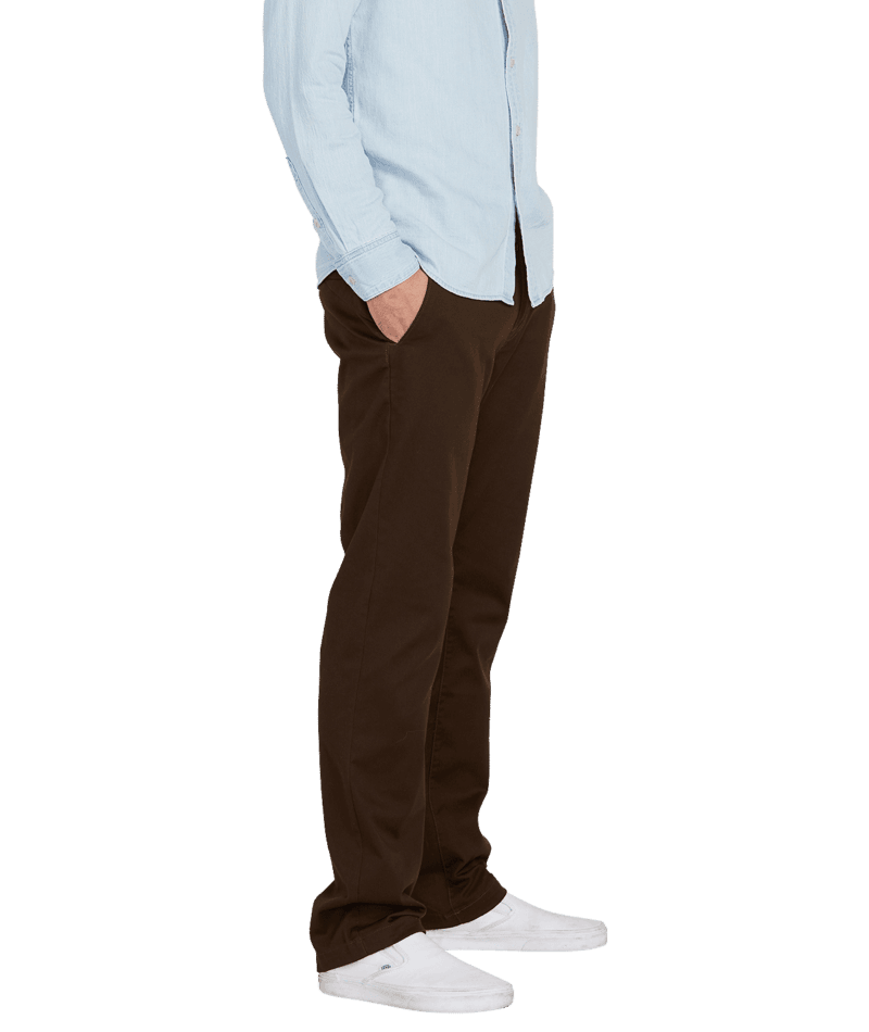Volcom | Volcom Frickin Modern Stret Dark Chocolate  | Chinos, Men, Pantalones, Ropa, Unisex | 