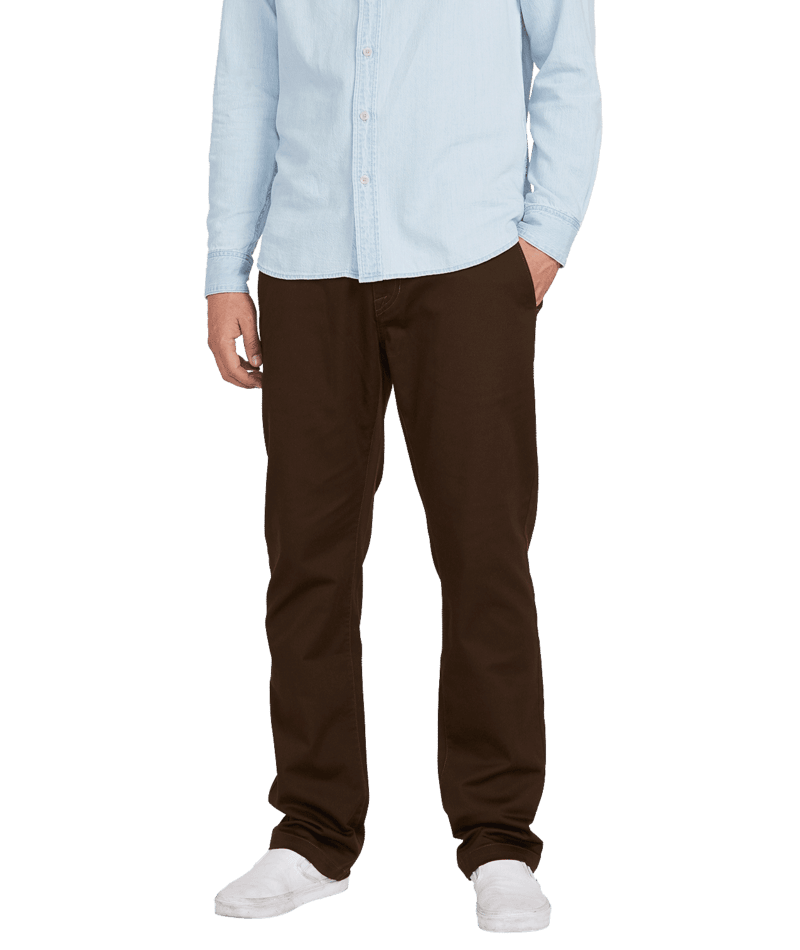 Volcom | Volcom Frickin Modern Stret Dark Chocolate  | Chinos, Men, Pantalones, Ropa, Unisex | 