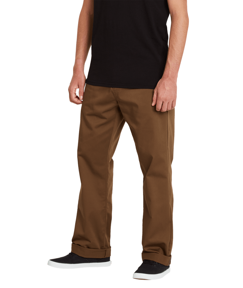 Volcom | Volcom Frickin Skate Chino Pant Vintage Brown  | Chinos, Men, Pantalones, Ropa | 