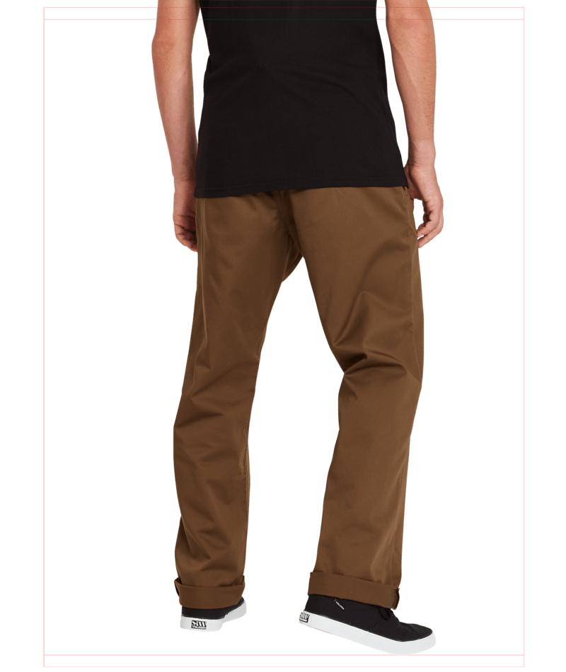 Volcom | Volcom Frickin Skate Chino Pant Vintage Brown  | Chinos, Men, Pantalones, Ropa | 