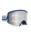 Volcom | Volcom Garden Dark Blue/off White/sky Silver Chrome  | Goggles, Snowboard, Unisex | 