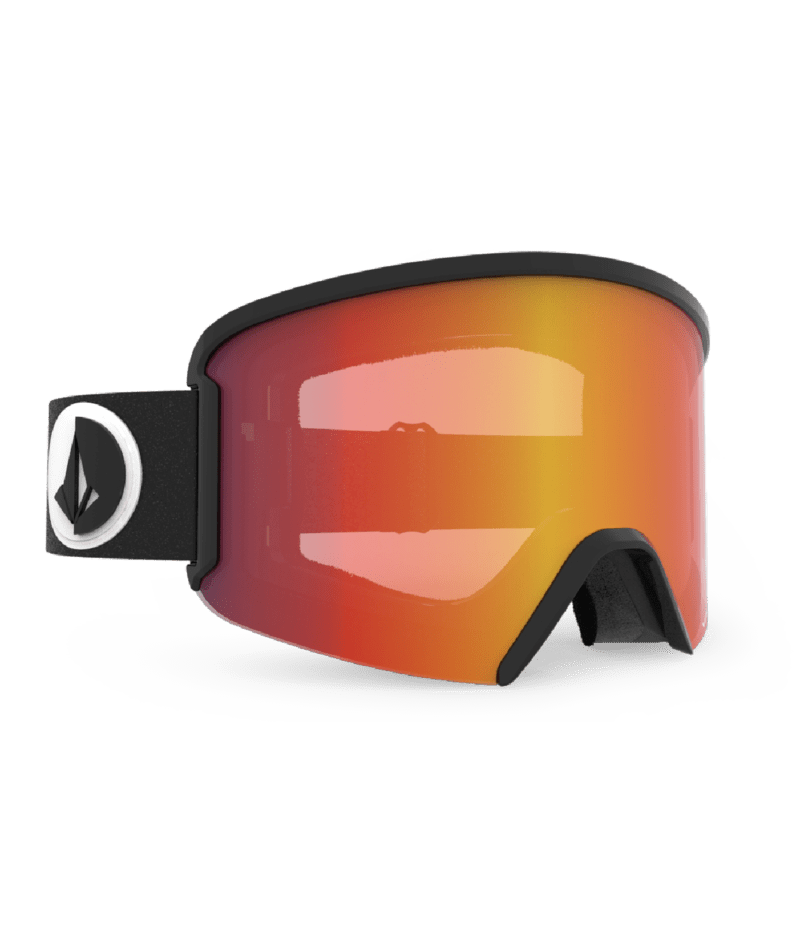 Volcom | Volcom Garden Gloss Black Red Chrome  | Goggles, Snowboard, Unisex | 
