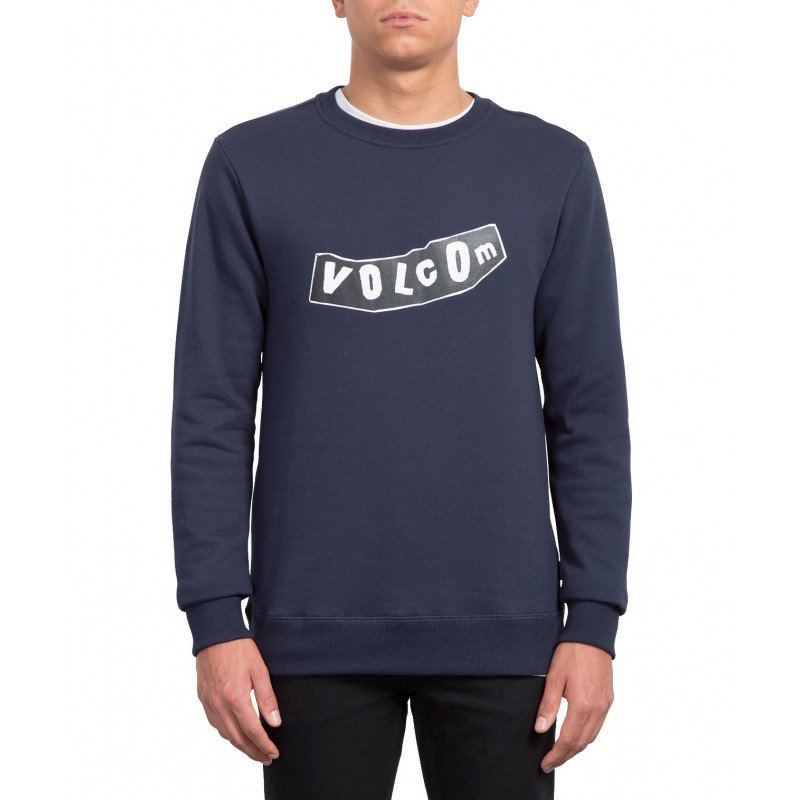 Volcom | Volcom General Stone Crew Navy  | Men, Ropa, Sudaderas, Sudaderas sin capucha, Unisex | 