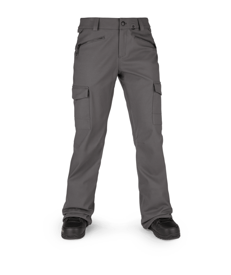 Volcom | Volcom Grace Stretch Pant Dark Grey  | Pantalones, Pantalones Nieve Mujer, Shell Technical, Snowboard, Women, Zip-tech | 