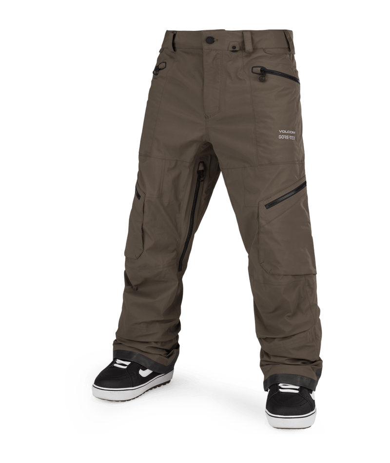 Volcom | Volcom Guch Stretch Gore Pant Dark Teak  | Men, Pantalones Nieve Hombre, Snowboard | 
