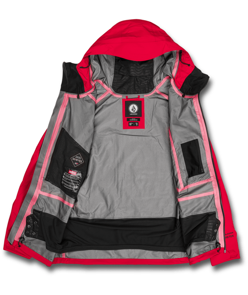 Volcom | Volcom Guide Gore-tex Jacket Red  | Chaquetas Nieve Hombre, Men, Snowboard, Unisex | 