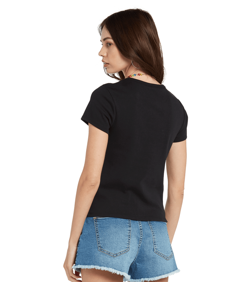 Volcom | Volcom Have A Clue Tee Black  | Camisetas, Camisetas manga corta, Ropa, Women | 