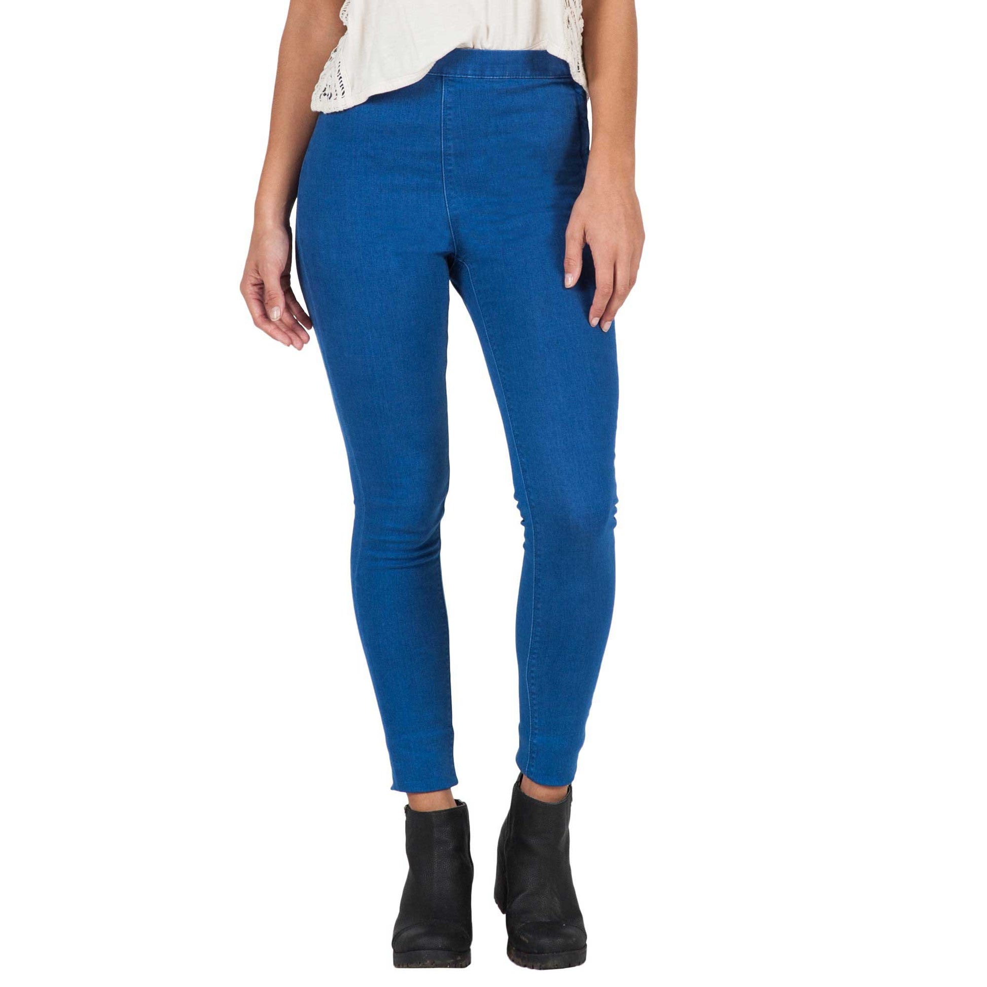 Volcom High Waisted Legging Blue Stretch | Mujer Pantalones | Volcom Shop | surfdevils.com