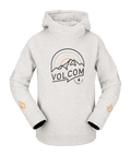Volcom | Volcom Hotlapper Fleece Ash Heather  | Ropa, SNOW, Snowboard, Sudaderas, Sudaderas con capucha, Sudaderas Snowboard, Unisex | 
