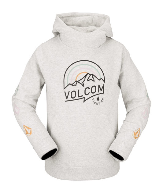 Volcom | Volcom Hotlapper Fleece Ash Heather  | Ropa, SNOW, Snowboard, Sudaderas, Sudaderas con capucha, Sudaderas Snowboard, Unisex | 