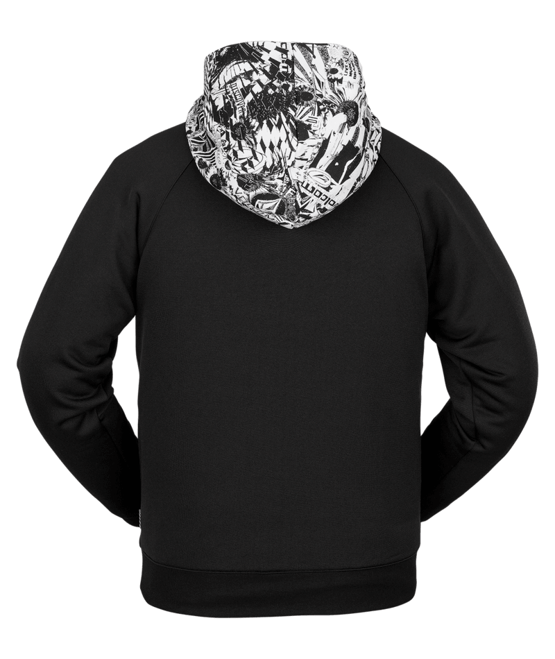 Volcom | Volcom Hydro Riding Hoodie Black White  | Men, Snowboard, Sudaderas Snowboard | 