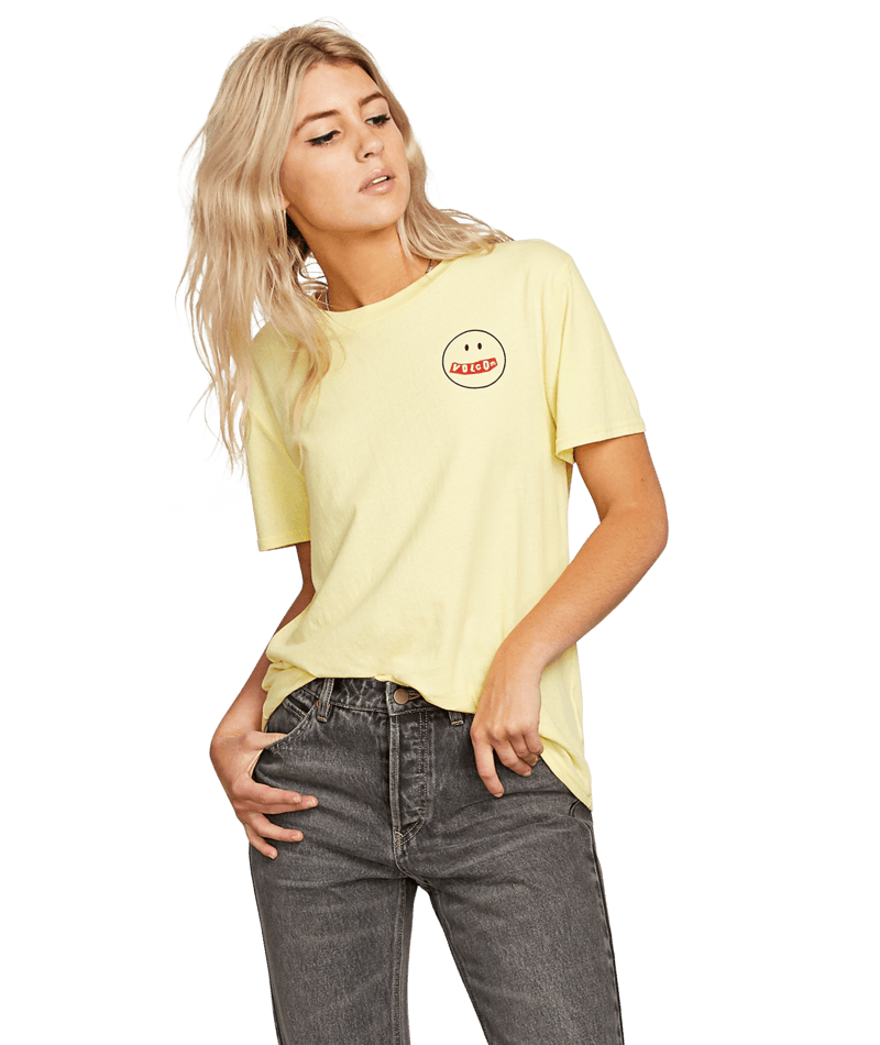 Volcom | Volcom I'll Take Both Tee Faded Yellow  | Camisetas, Camisetas manga corta, Ropa, Women | 