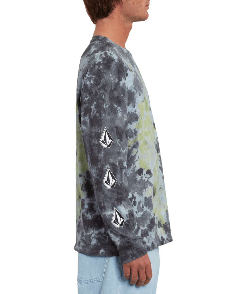 Volcom | Volcom Iconic Dye Ls Tee Lime Tie Dye  | Camisetas, Camisetas manga larga, Men, Ropa | 