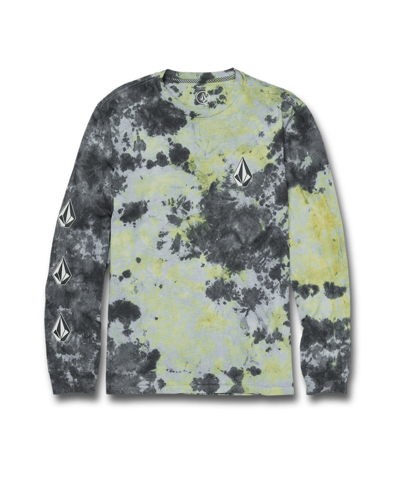 Volcom | Volcom Iconic Dye Ls Tee Lime Tie Dye  | Camisetas, Camisetas manga larga, Men, Ropa | 