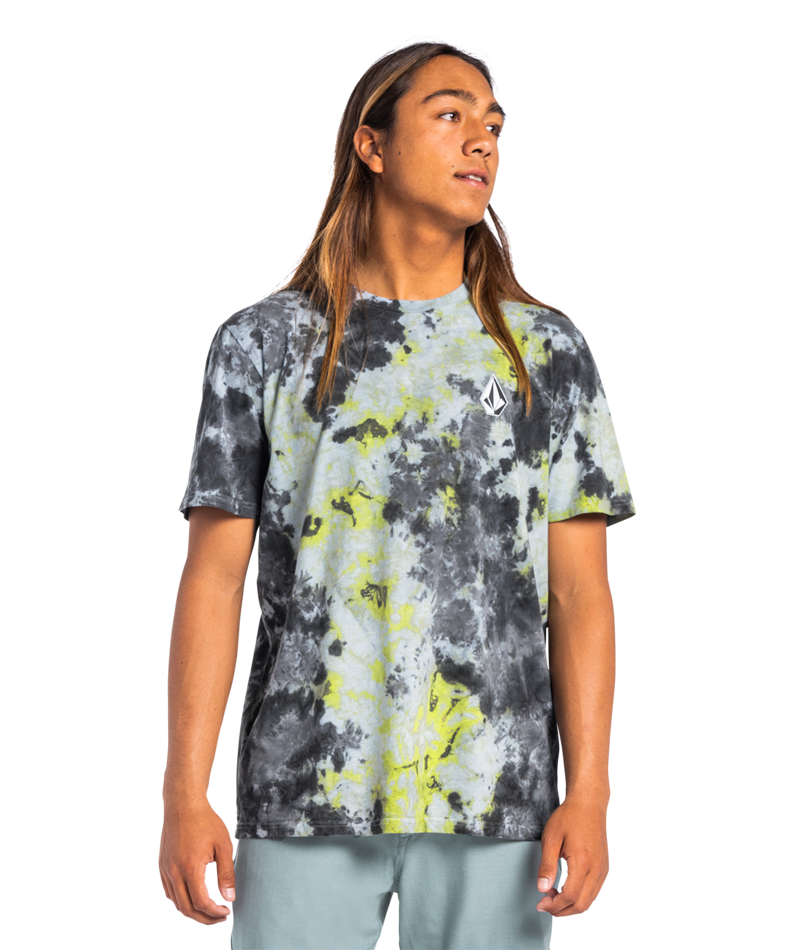Volcom | Volcom Iconic Dye Ss Tee Lime Tie Dye  | Camisetas, Camisetas manga corta, Men, Ropa | 