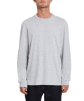 Volcom | Volcom Iconic Stone L/s Heather Grey  | Camisetas, Camisetas manga larga, Men, Ropa, Unisex | 